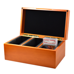 Wood Display Box for 45 PSA Slabs (For Early Model PSA Slabs)