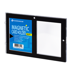 2 Card Magnetic Card Holder - Black Borders