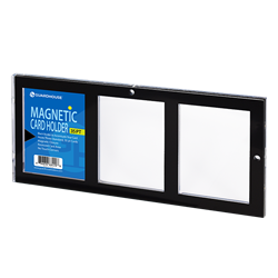 3 Card Magnetic Card Holder - Black Borders