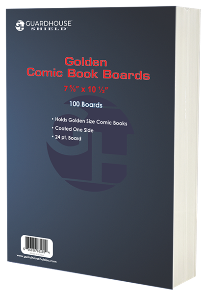 Golden Comic Book Boards (7 5/8 x 10 1/2) - 100 Pack