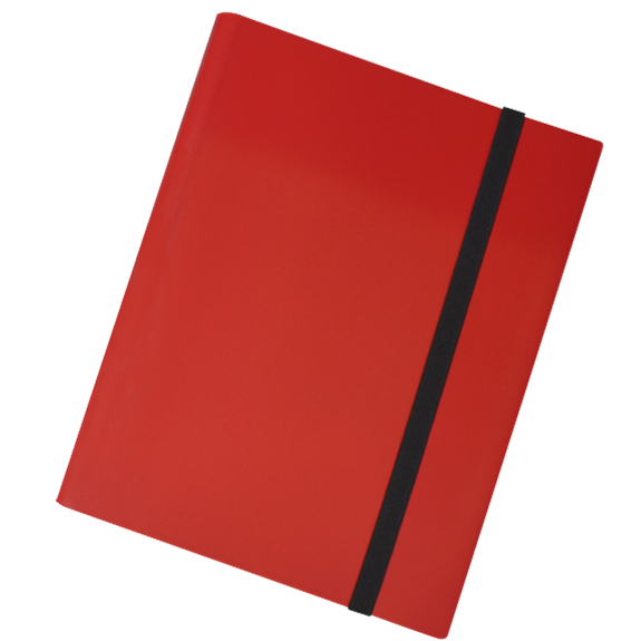 9 Pocket Trading Card Folio - Red